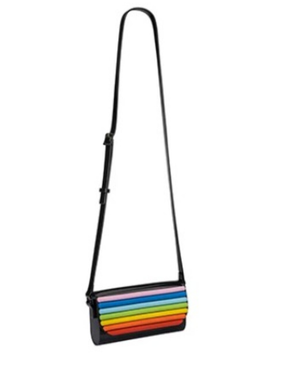 Melissa Cute Rainbow Stripe Crossbody Bag